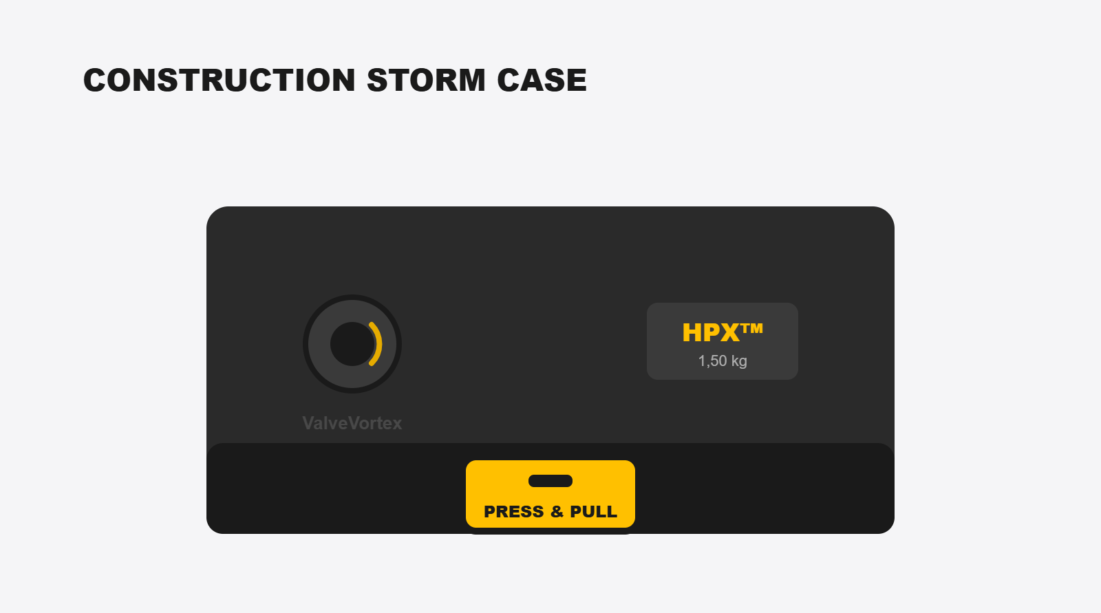 Black Peli Storm iM2075 waterproof case, 30x20x25 cm